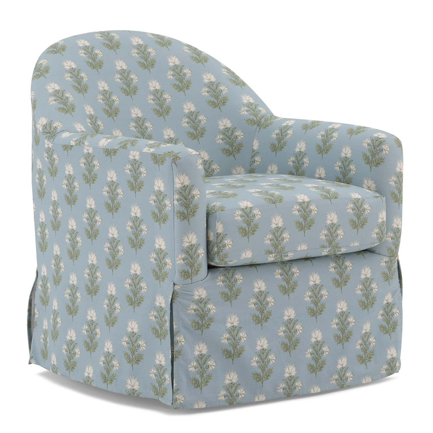 Meg - Classic Slipcovered Look Swivel Chair - 1108 1108