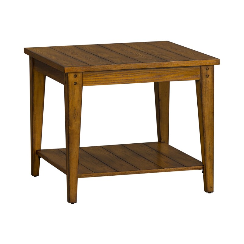 Lake House Square Lamp Table 110OT1023