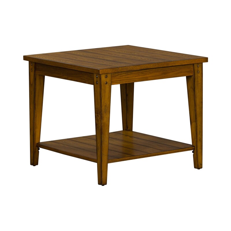 Lake House Square Lamp Table 110OT1023