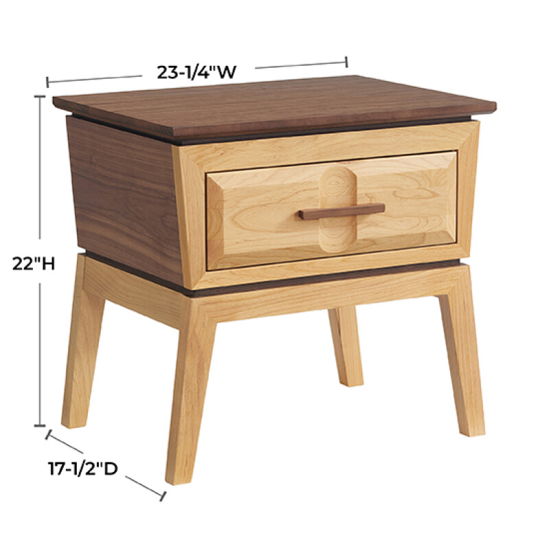 1114 Addison 1-drawer Nightstand 1114DUET