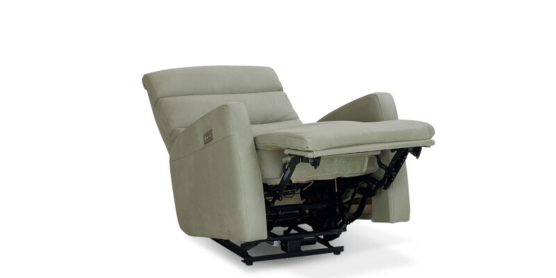 Hudson Leather Track Arm Zero Gravity Power Recliner 11170L53
