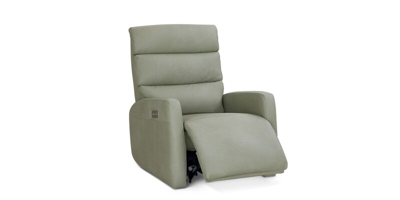 Hudson Leather Track Arm Zero Gravity Power Recliner 11170L723514
