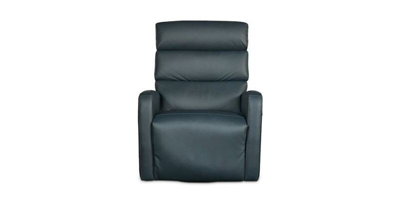 Hudson Leather Track Arm Swivel Glider Power Recliner 11179L5
