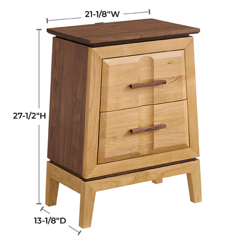1117 Addison 2-drawer Nightstand 1117DUET