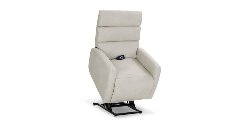 Hudson Leather Track Arm Lay Flat Power Lift Recliner 1117L0L72350