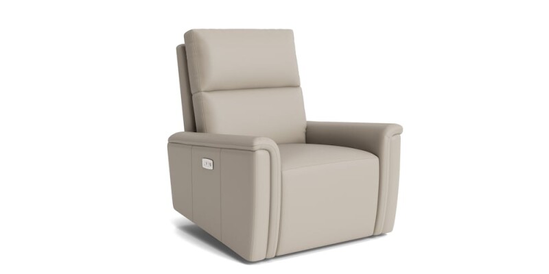 Harris Leather Pad Arm Zero Gravity Power Recliner 11190L53