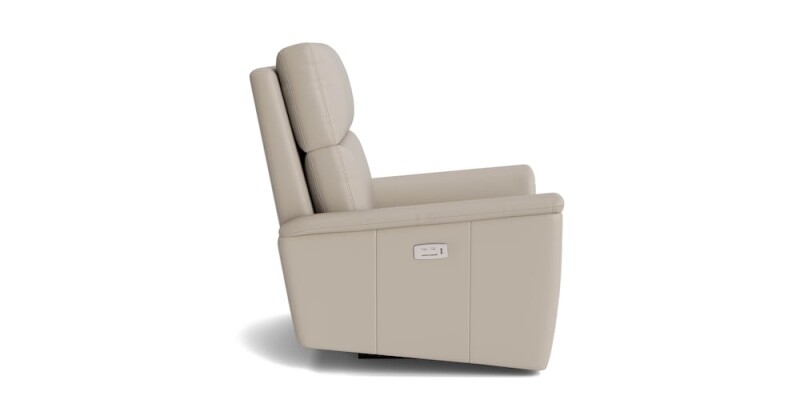 Harris Leather Pad Arm Zero Gravity Power Recliner 11190L53