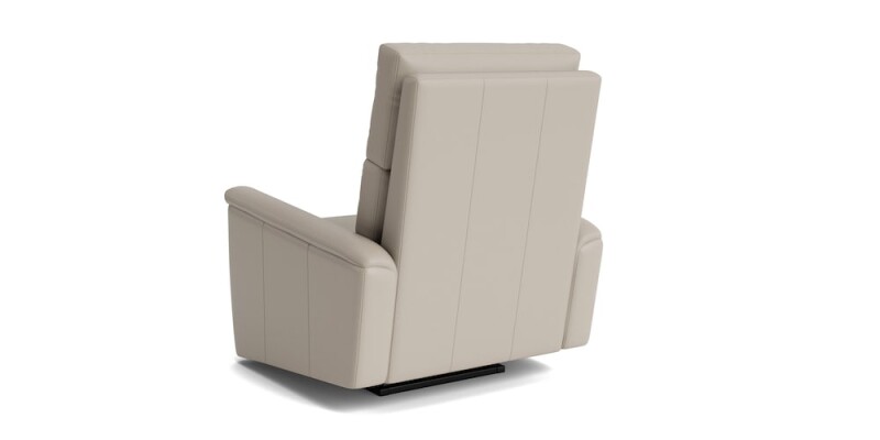 Harris Leather Pad Arm Zero Gravity Power Recliner 11190L53
