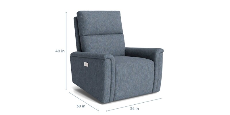 Harris Pad Arm Swivel Glider Power Recliner 1119922