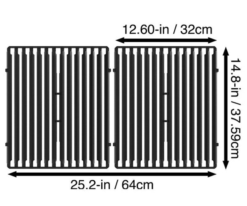 14.2″ X 12.25″ Cast Iron Cooking Grids 11227