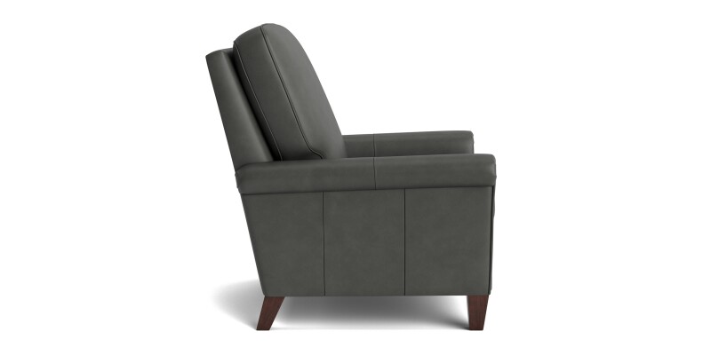 Thompson Leather Panel Arm Accent Chair 112402L52