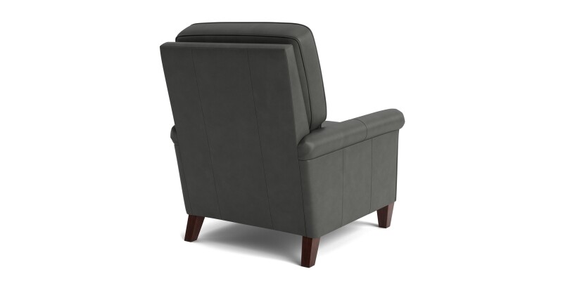 Thompson Leather Panel Arm Accent Chair 112402L57