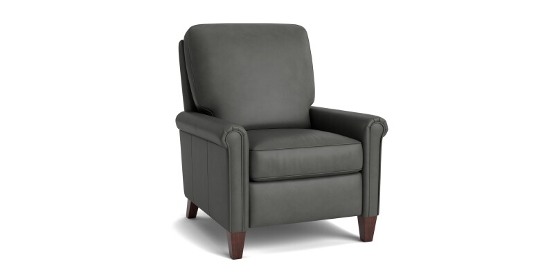 Thompson Leather Panel Arm Accent Chair 112402L61