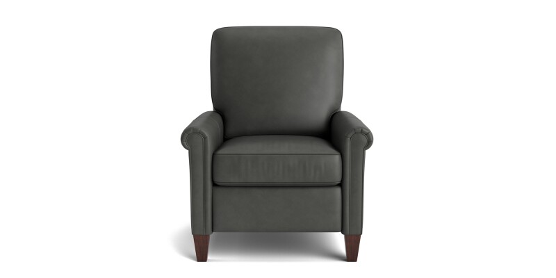 Thompson Leather Panel Arm Manual Recliner 11243L52