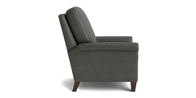 Thompson Leather Panel Arm Manual Recliner 11243L61