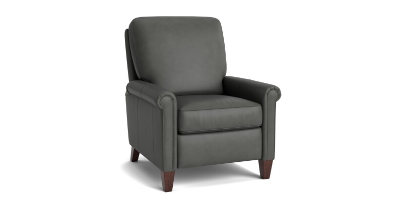Thompson Leather Panel Arm Power Recliner 11243LTPWR61