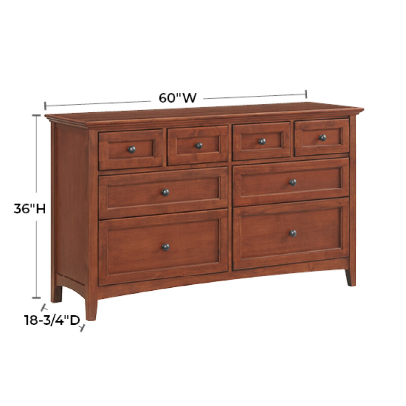 1131 Mckenzie 8-drawer Dresser 1131FST