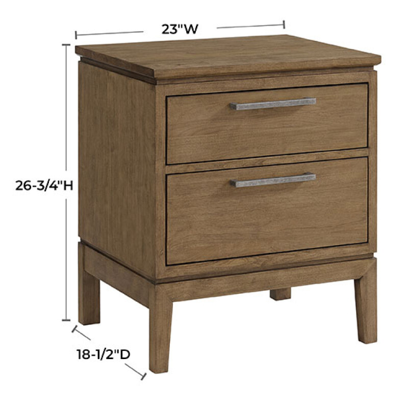 1133 Bailey 2-drawer Nightstand 1133NTM