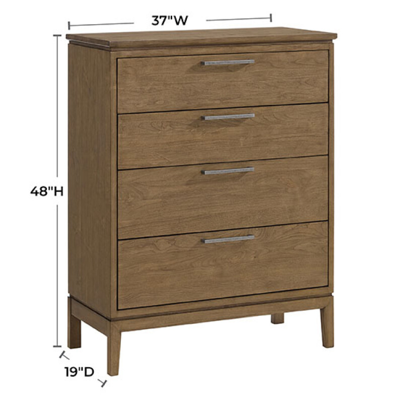 1135 Bailey 4-drawer Chest 1135ALM