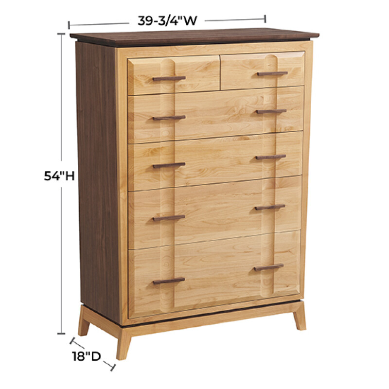1143 Addison 6-drawer Chest 1143DUET
