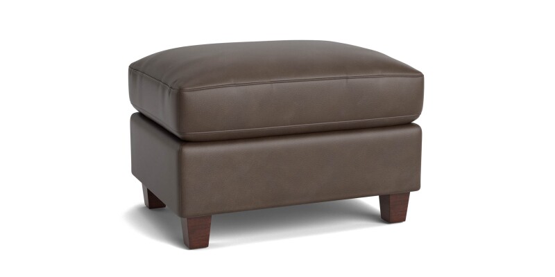 Trent Leather Ottoman 114401L55