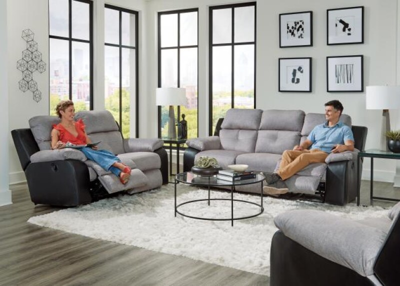 Felix 114 Sofa w/3 Recliners & DDT 90" 11445