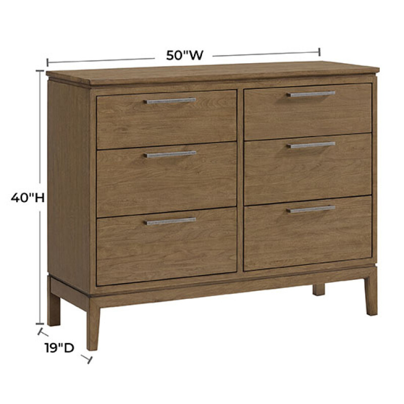 1145 Bailey 50″w Low Dresser 1145ALM