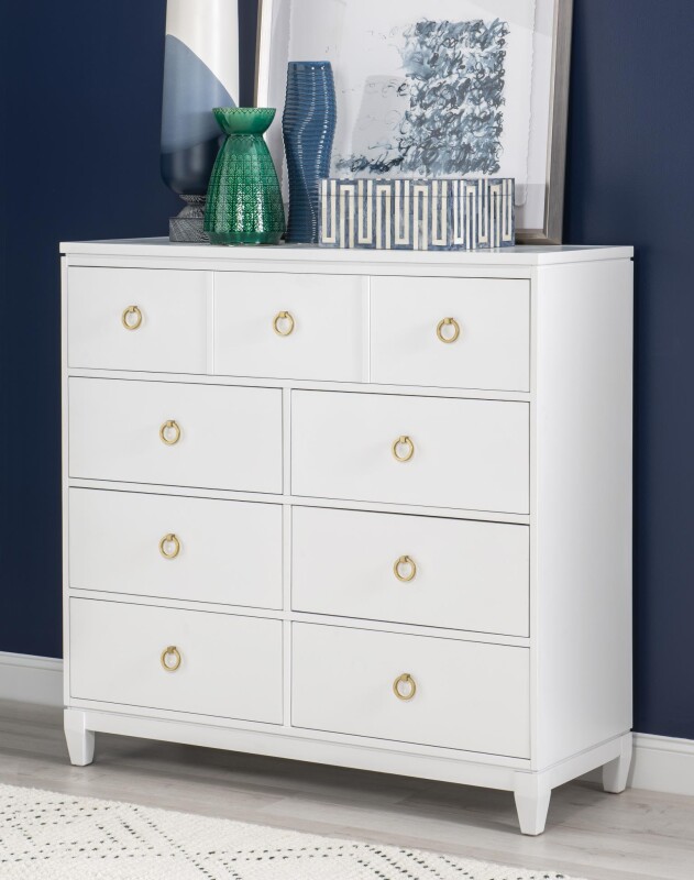 1160 Summerland BR Bureau White Finish 11602400C