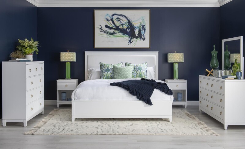 1160 Summerland BR Open Nightstand White Finish 11603101
