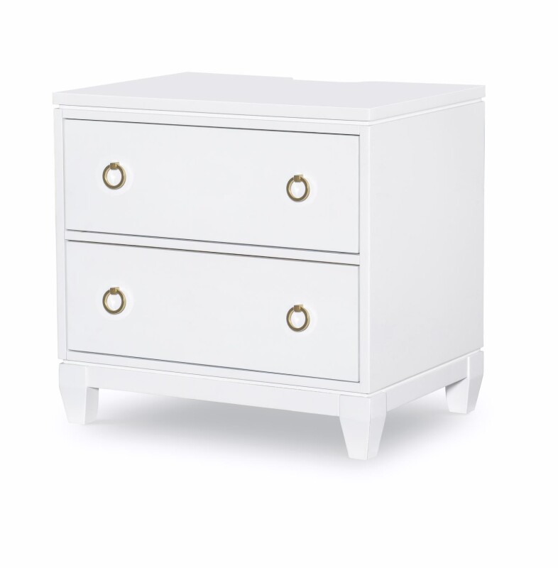 1160 Summerland BR Night Stand White Finish 11603300