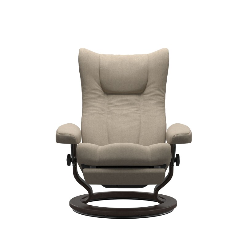 Stressless® Wing (M) Classic Base Recliner with Power 116170657981110
