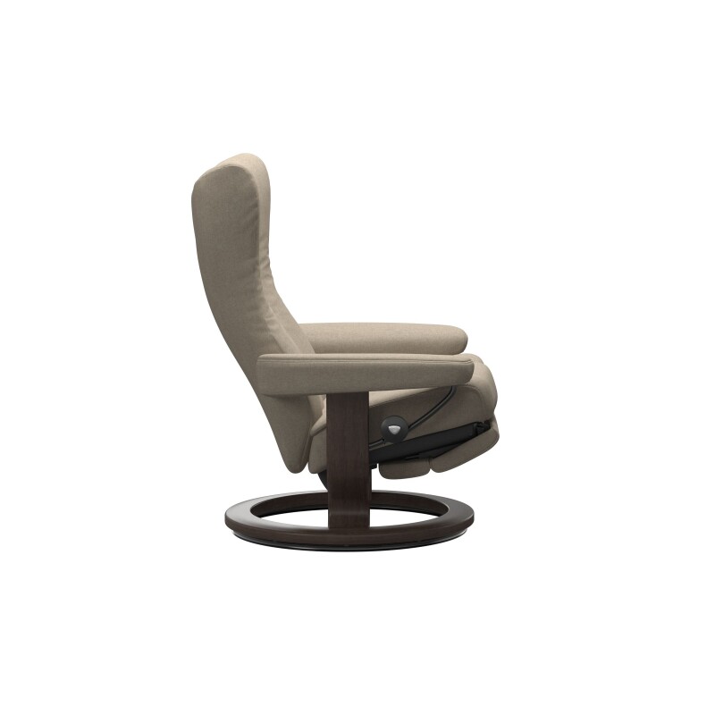 Stressless® Wing (M) Classic Base Recliner with Power 116170657981110