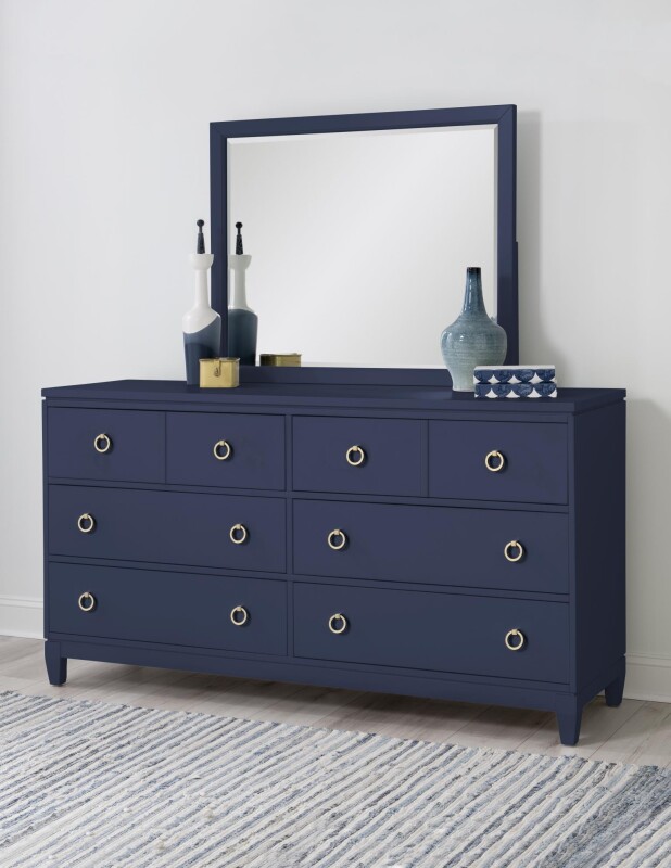 1162 Summerland BR Dresser Blue Finish 11621201C