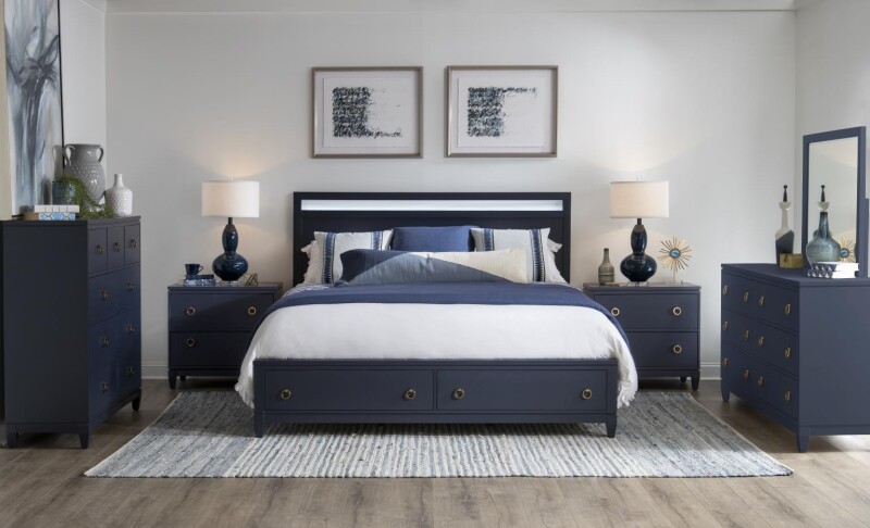 1162 Summerland BR Dresser Blue Finish 11621201C