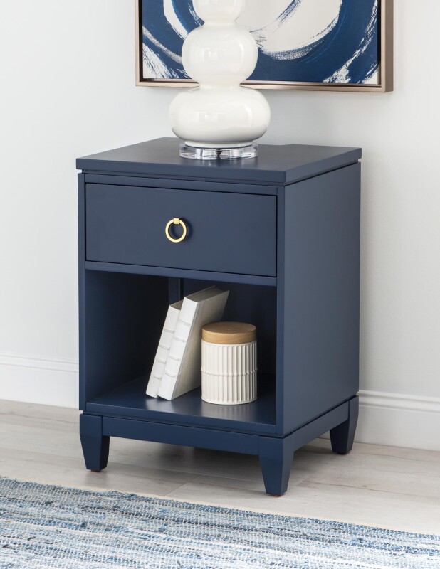 1162 Summerland BR Open Nightstand Blue Finish 11623101