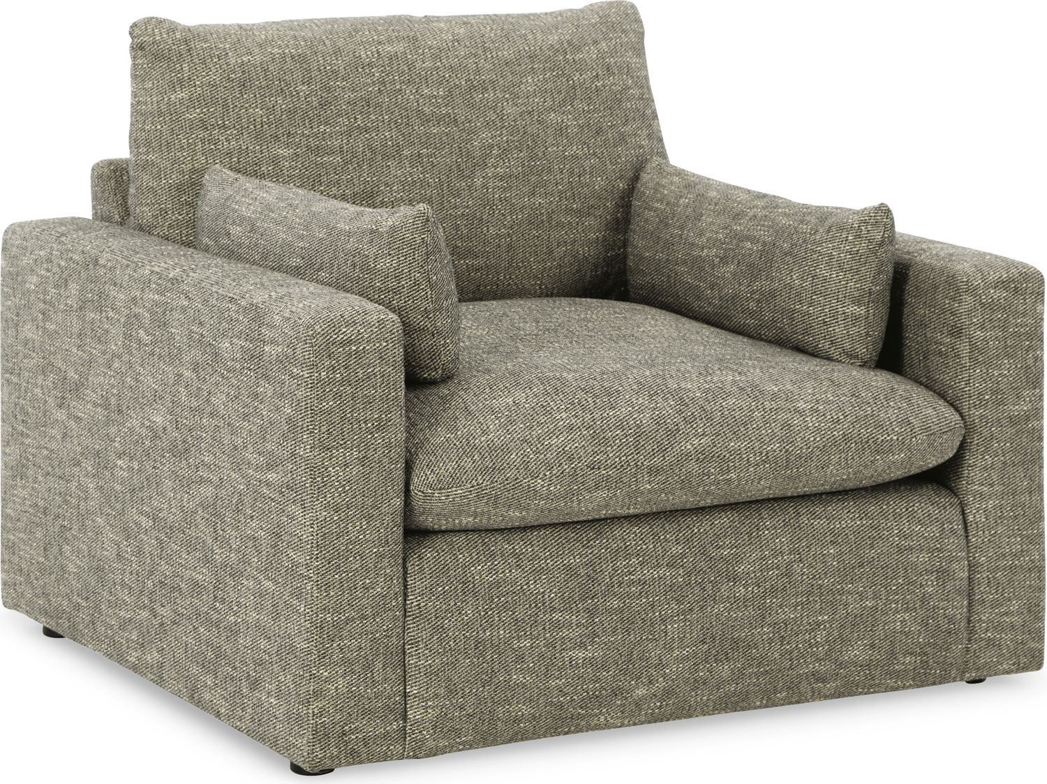 Dramatic Chair And A Half In Granite 1170223