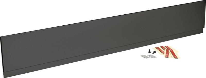 Front Control Range Black Stainless Steel Universal Backguard 11NBBKGDDS