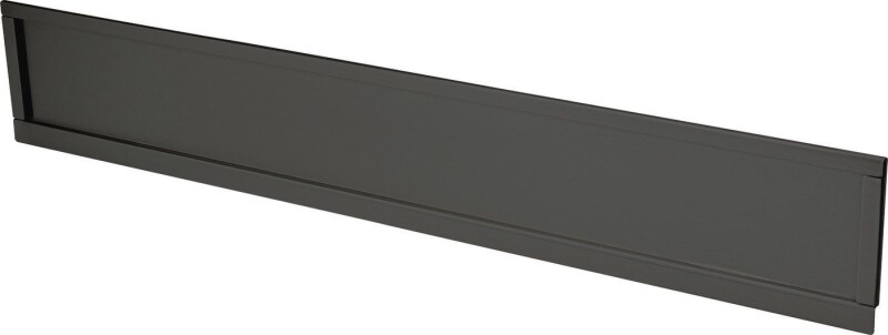 Front Control Range Black Stainless Steel Universal Backguard 11NBBKGDDS