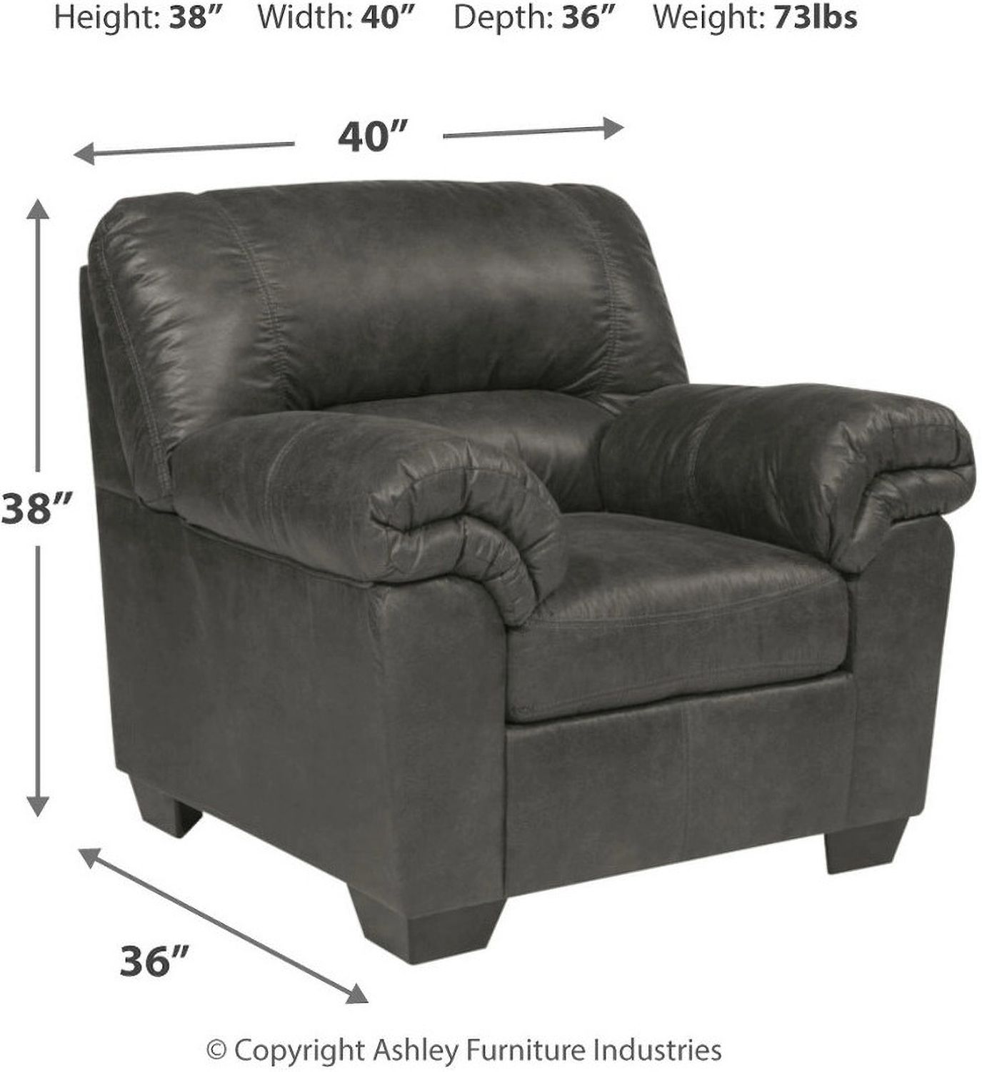Bladen Chair In Slate 1202120
