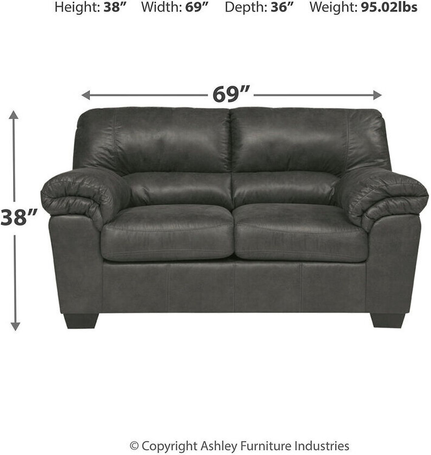 Bladen Loveseat In Slate 1202135