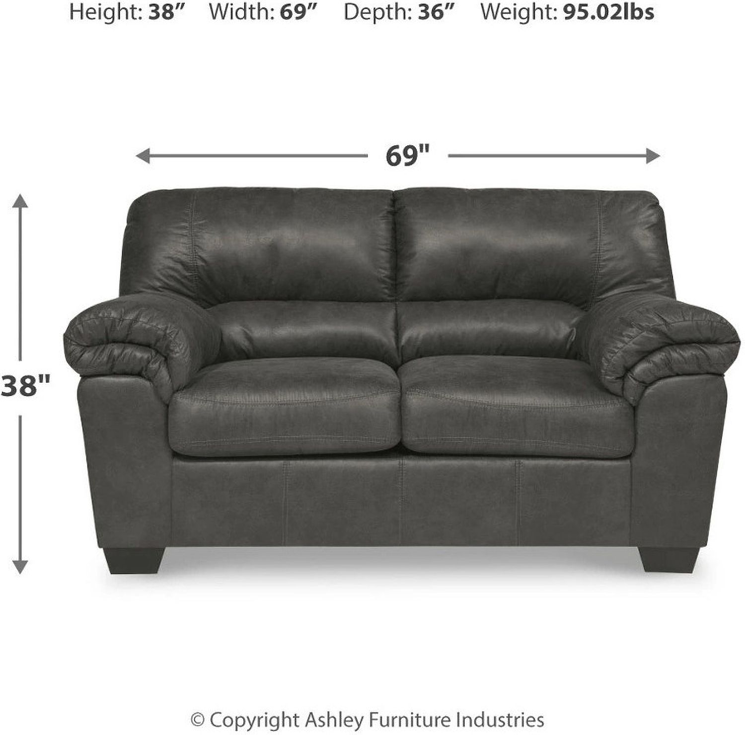 Bladen Loveseat In Slate 1202135