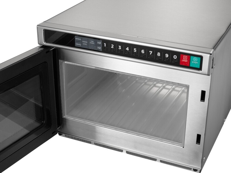 0.6 Cu Ft. 1200W FlashChef Scan & Go Heavy Duty Microwave 1217G1S