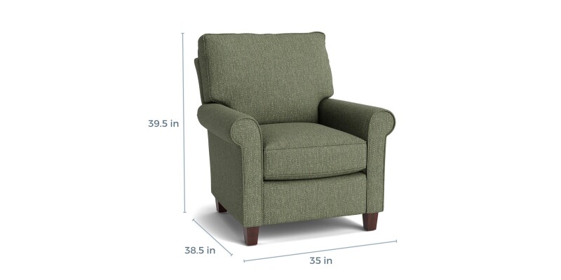 Oswell Roll Arm Accent Chair 12300231