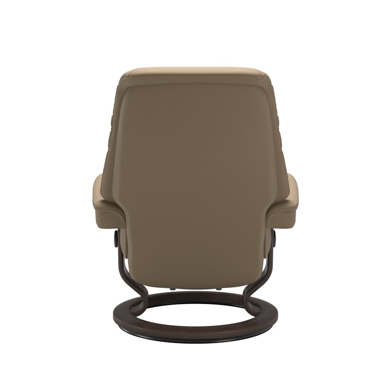 Stressless® Sunrise (M) Classic Base Recliner with Ottoman 12370150940311