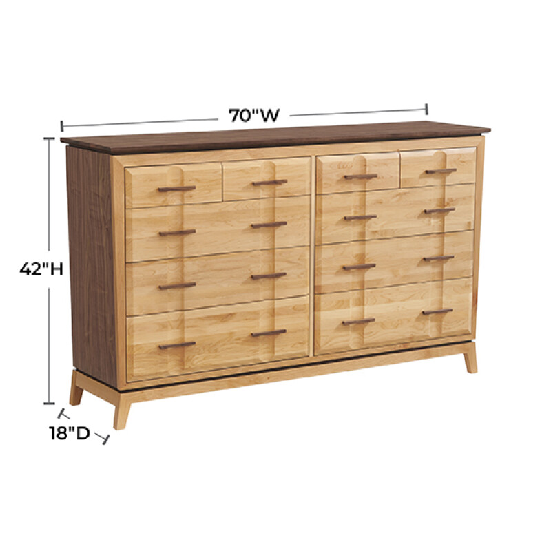 1239 Addison 70″w Dresser 1239DUET