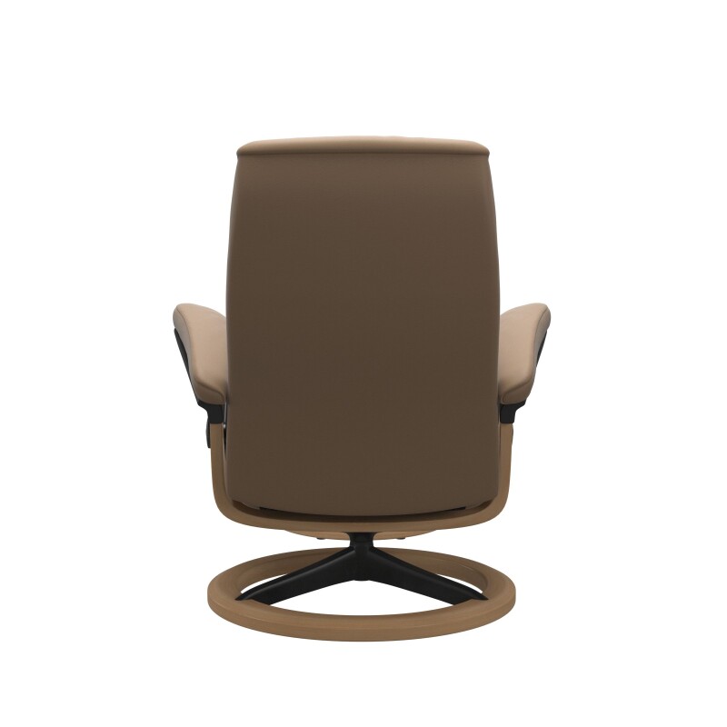 Stressless® Opal (M) Signature Base Recliner with Ottoman 1255315094434504