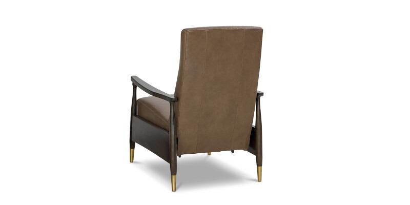 Maris Leather Manual Recliner with Wood Frame 12563L53