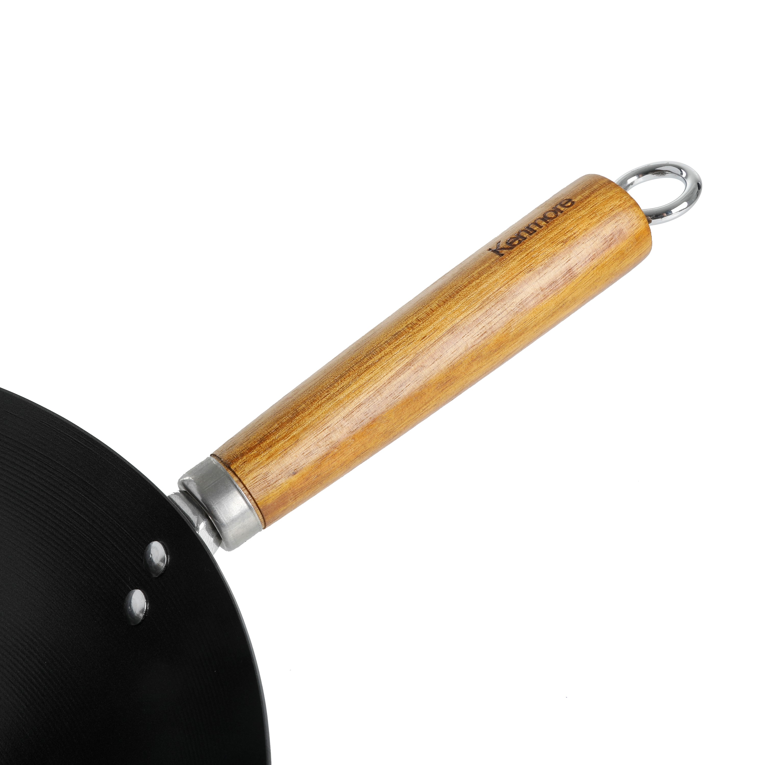 Hammond 14-inch Flat Bottom Carbon Steel Wok Pan 12633501