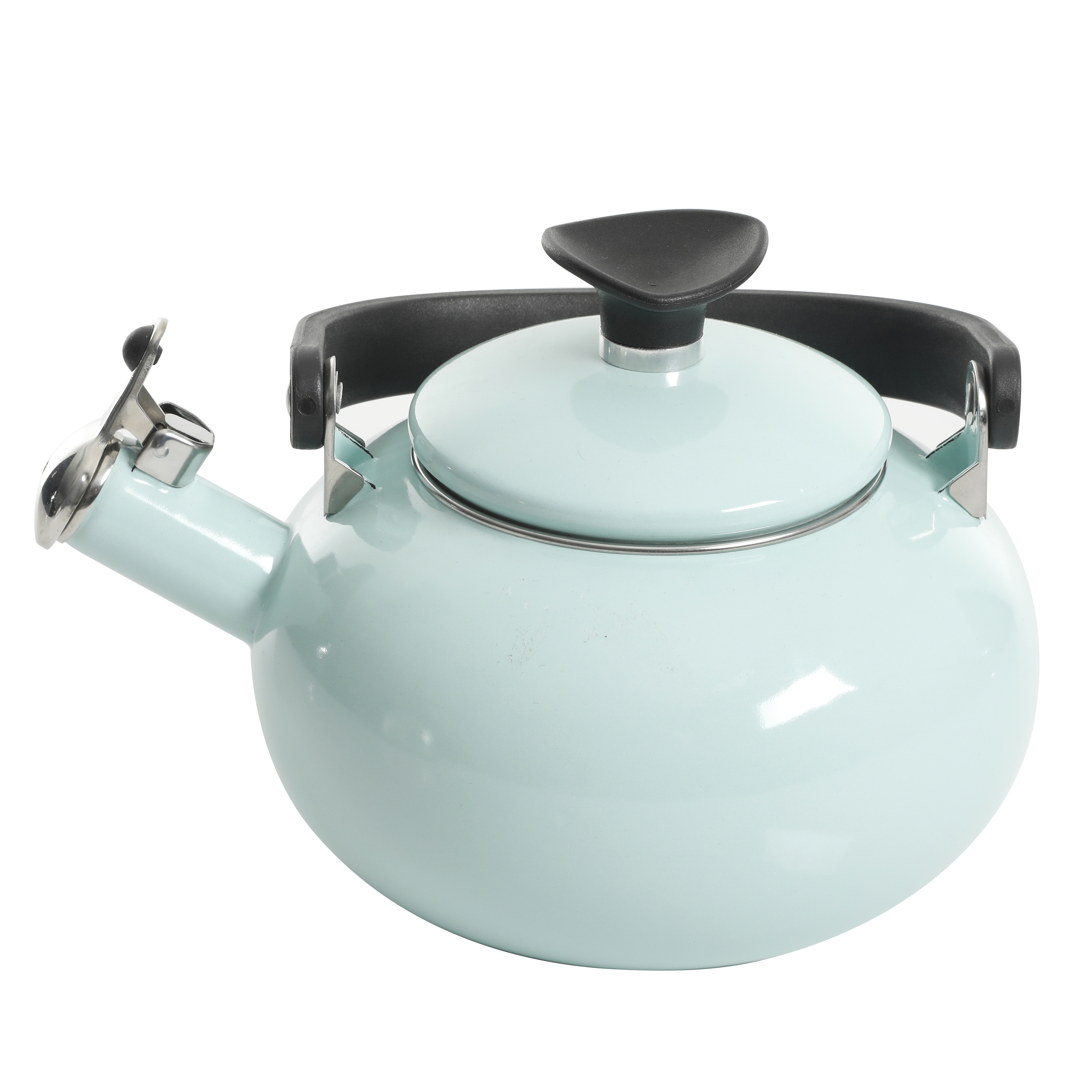 Broadway 1.5-quart Enamel on Steel Tea Kettle, Glacier Blue 12760101