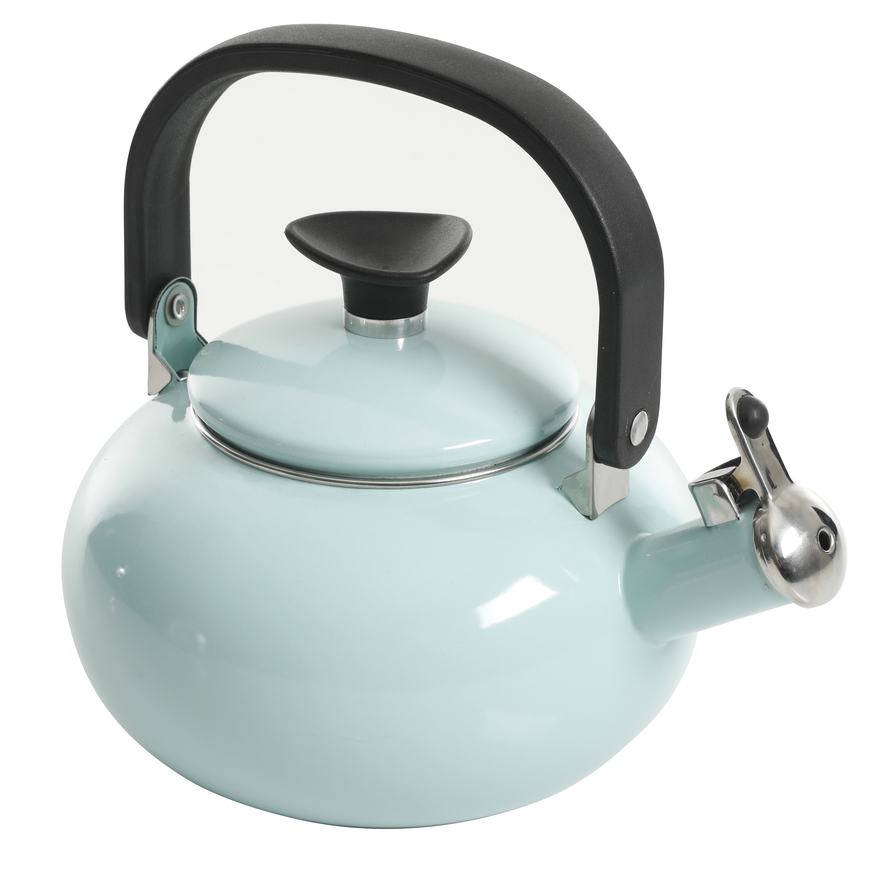 Broadway 1.5-quart Enamel on Steel Tea Kettle, Glacier Blue 12760101
